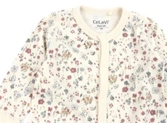 CeLaVi withered rose blomstret heldragt uld/viskose